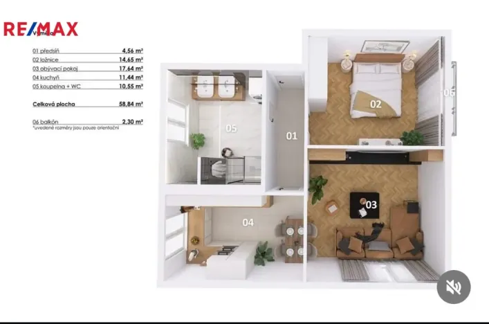 Prodej bytu 2+1, Kladno - Kročehlavy, Otevřená, 63 m2