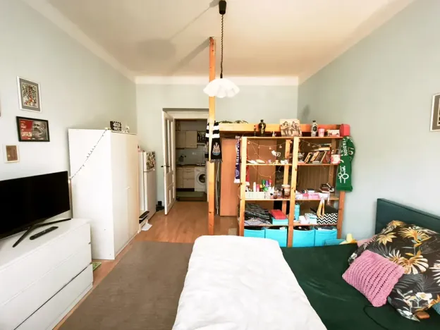 Pronájem bytu 1+kk, Praha - Vršovice, Orelská, 26 m2