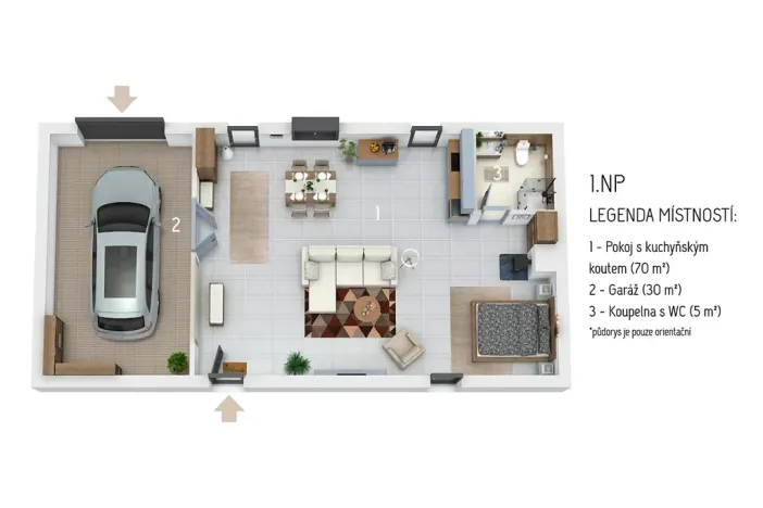 Prodej rodinného domu, Úhlejov, 152 m2