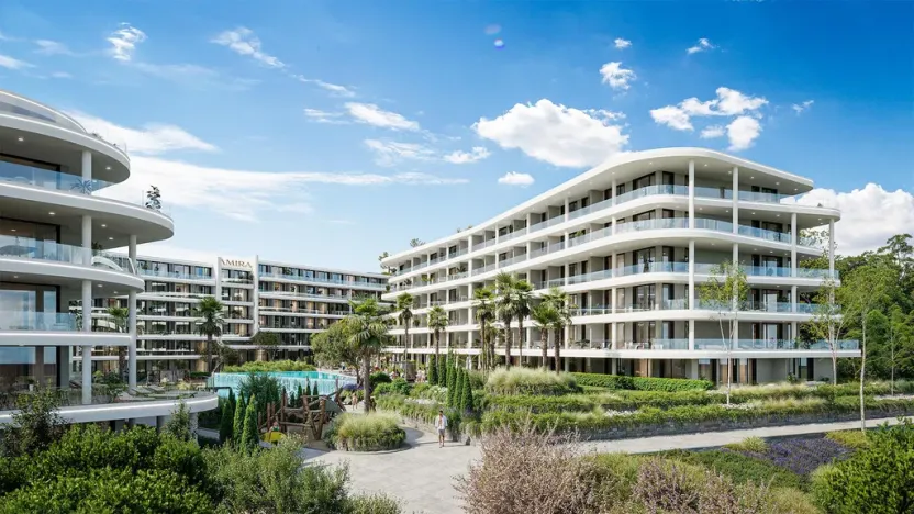 Prodej bytu 1+kk, Nesebar, AMIRA SEA RESIDENCE, Bulharsko, 39 m2