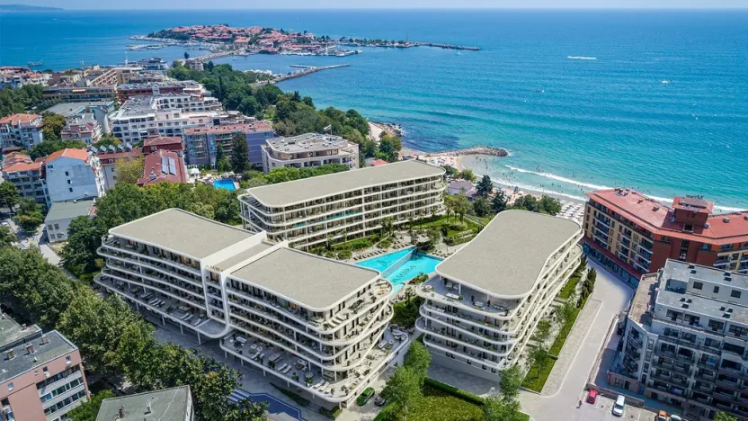 Prodej bytu 1+kk, Nesebar, AMIRA SEA RESIDENCE, Bulharsko, 39 m2