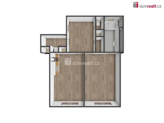 Pronájem bytu 2+kk, Praha - Vinohrady, Mrštíkova, 57 m2