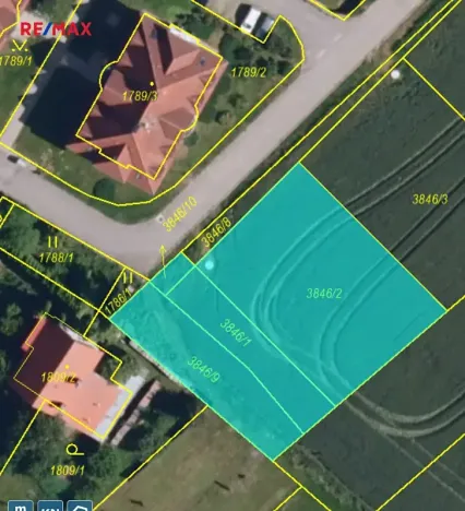 Prodej pozemku pro bydlení, Velká Bíteš, Návrší, 1216 m2