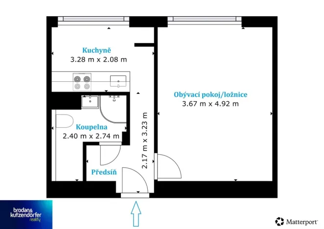 Pronájem bytu 1+1, Beroun - Beroun-Město, Josefa Hory, 40 m2