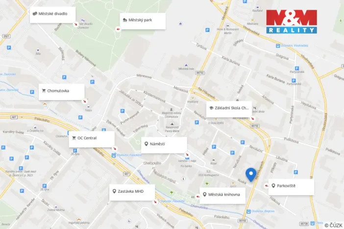 Pronájem restaurace, Chomutov, Ruská, 107 m2