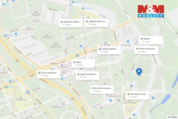 Prodej bytu 2+1, Praha - Záběhlice, Malovická, 55 m2