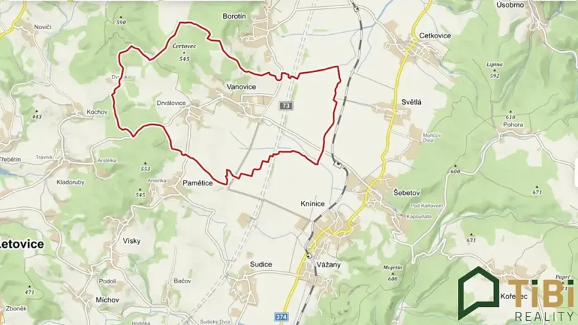 Prodej sadu/vinice, Vanovice, 5319 m2