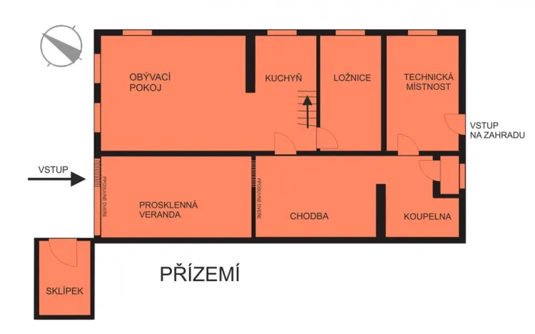 Prodej rodinného domu, Lhota pod Hořičkami - Světlá, 125 m2