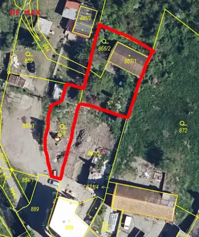 Prodej pozemku pro bydlení, Ústí nad Labem, 879 m2