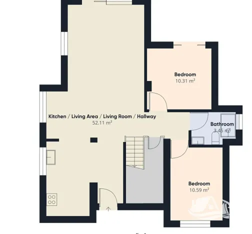 Prodej vily, Santa Maria, Kapverdy, 99 m2