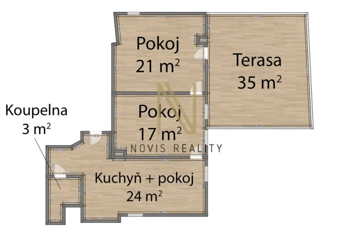 Pronájem bytu 3+kk, Klatovy - Klatovy IV, Komenského, 100 m2