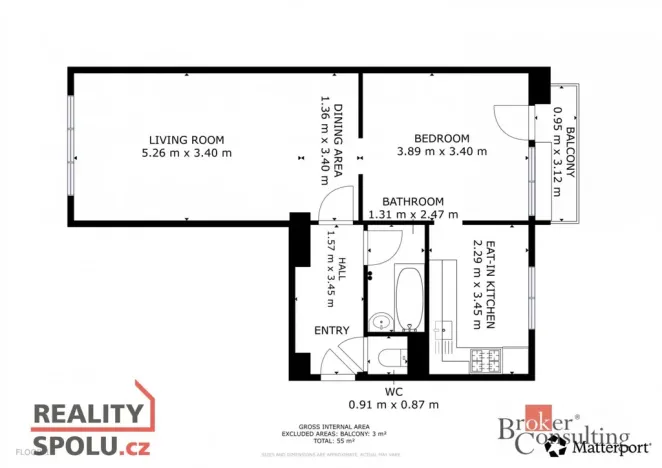 Prodej bytu 2+1, Plzeň, 55 m2