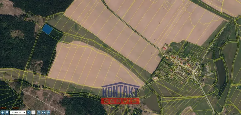 Prodej lesa, Otín, 4352 m2