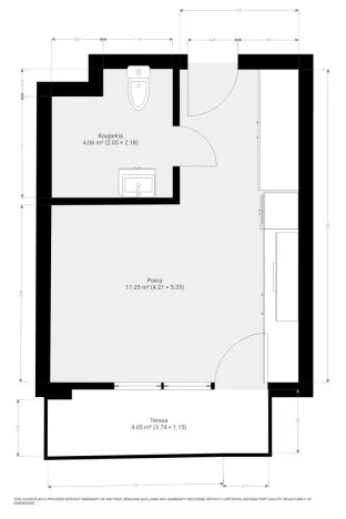 Pronájem bytu 1+kk, Brno, Koliště, 23 m2