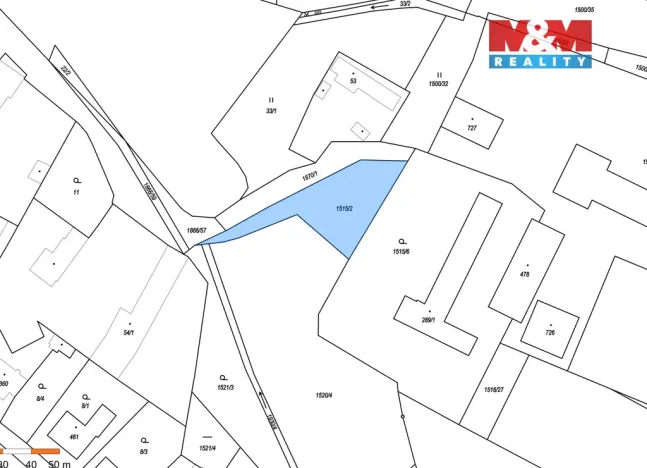 Prodej komerčního pozemku, Přerov nad Labem, 883 m2