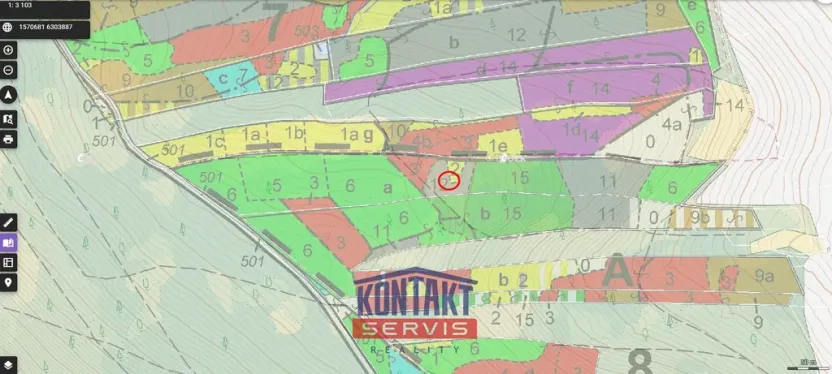Prodej lesa, Krašlovice, 32226 m2