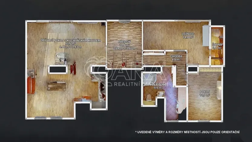 Pronájem bytu 3+kk, Kralupy nad Vltavou, Přemyslova, 97 m2