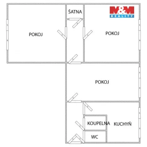 Prodej bytu 3+1, Ostrava - Hrabůvka, Františka Hajdy, 74 m2