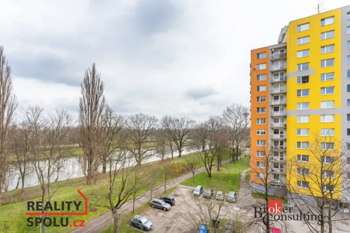 Prodej bytu 2+kk, Pardubice - Zelené Předměstí, nábřeží Závodu míru, 40 m2