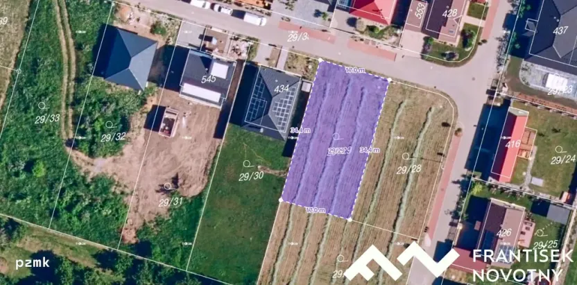 Prodej pozemku pro bydlení, Bohutice, 584 m2