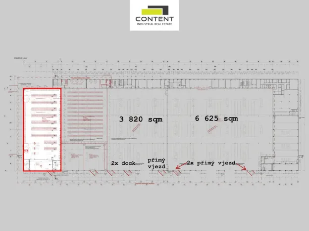 Pronájem skladu, Plzeň - Skvrňany, U Nové Hospody, 6625 m2