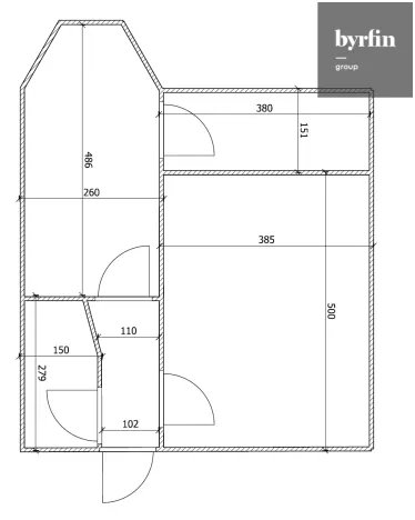 Pronájem bytu 1+1, Opava, Krnovská, 40 m2
