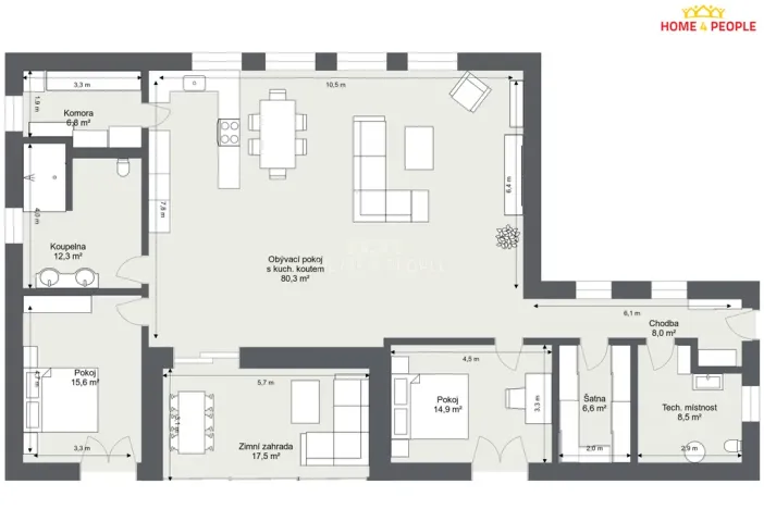 Prodej rodinného domu, Rostoklaty - Nová Ves II, 166 m2