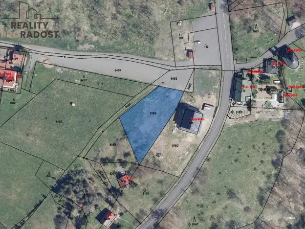 Prodej pozemku pro bydlení, Krupka - Horní Krupka, 1397 m2