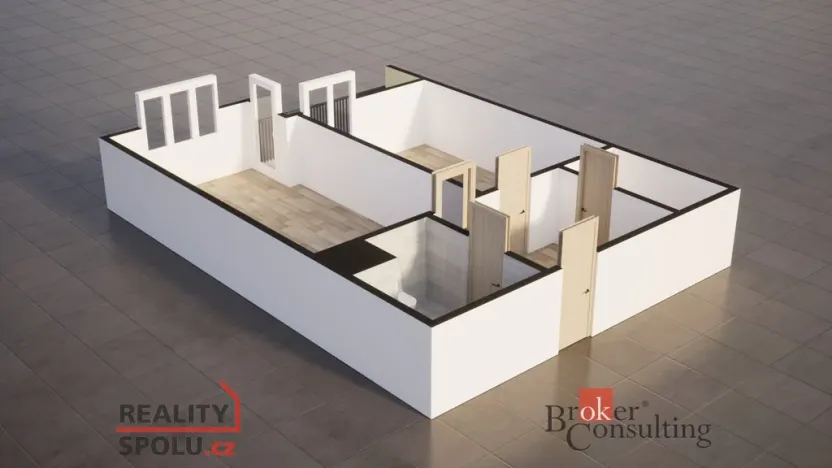 Pronájem bytu 2+kk, Liberec - Liberec X-Františkov, Tovární, 68 m2