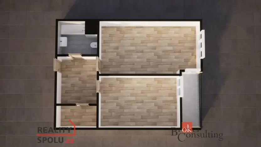 Pronájem bytu 2+kk, Liberec - Liberec X-Františkov, Tovární, 68 m2