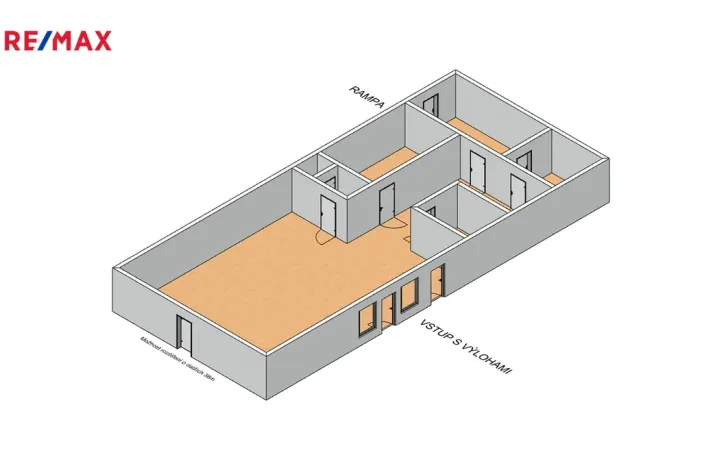Pronájem obchodního prostoru, Havířov - Šumbark, Lidická, 126 m2
