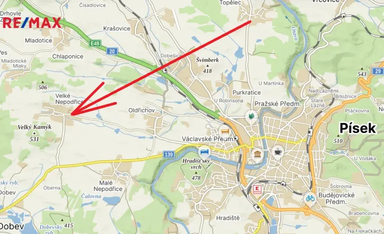 Prodej pozemku pro bydlení, Dobev, 1137 m2