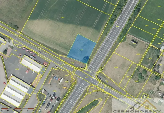 Prodej komerčního pozemku, Dobroměřice, 5. května, 11909 m2