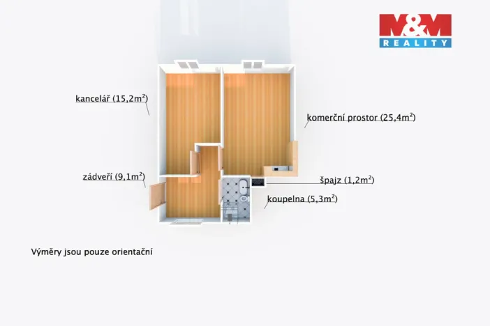 Pronájem kanceláře, Dobřany, Alšova, 56 m2