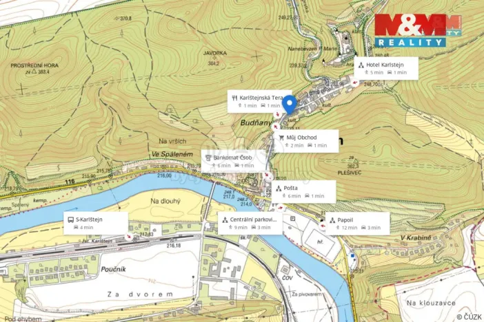 Pronájem obchodního prostoru, Karlštejn, 23 m2