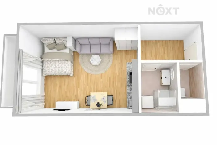 Pronájem bytu 1+kk, Brno, 34 m2