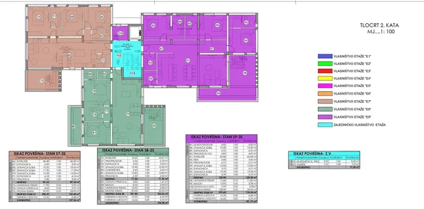 Prodej bytu 4+kk, Privlaka, Chorvatsko, 146 m2