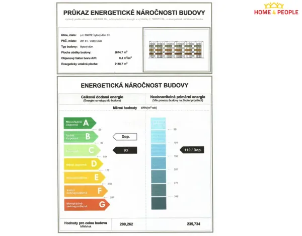 Pronájem bytu 2+kk, Velký Osek, U hřiště, 69 m2