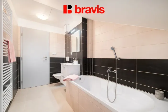 Pronájem bytu 2+kk, Brno, Rázusova, 55 m2