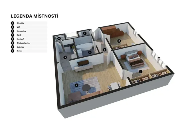 Prodej bytu 3+1, Praha - Malá Strana, Petřínská, 75 m2