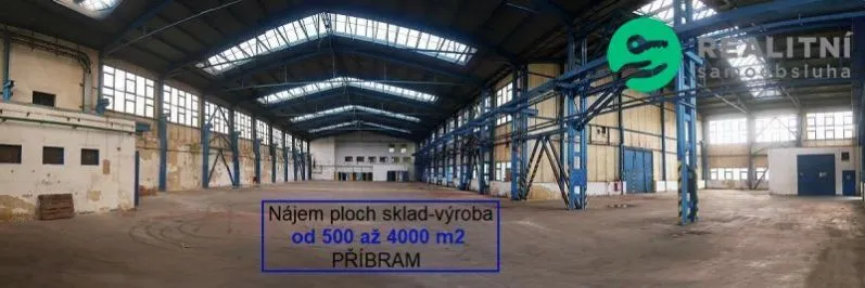 Pronájem skladu, Příbram, 4000 m2