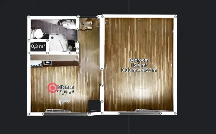 Pronájem bytu 1+1, Staňkov, Na Tržišti, 31 m2