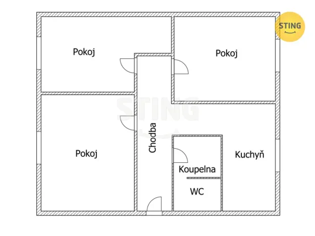 Prodej bytu 3+1, Ostrava, Výškovická, 74 m2