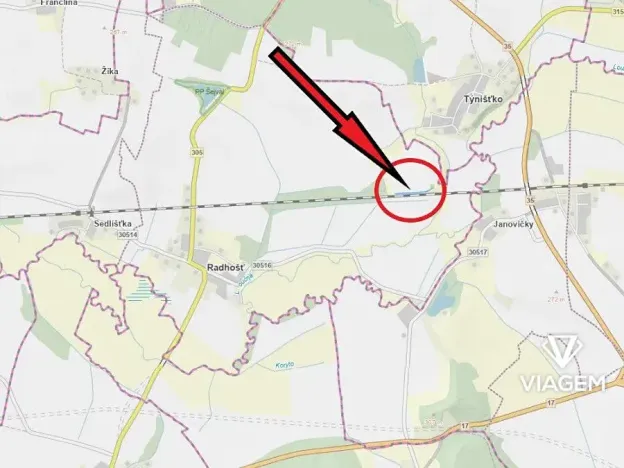 Prodej pole, Radhošť, 1743 m2