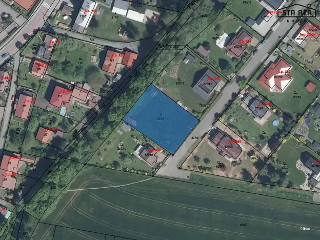 Prodej pozemku pro bydlení, Pržno, 1470 m2