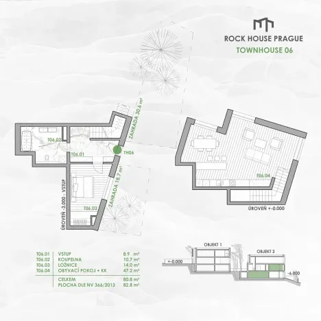 Prodej bytu 2+kk, Praha - Hlubočepy, Pražského, 81 m2