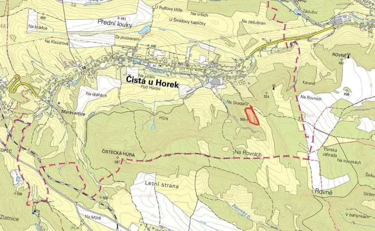 Prodej louky, Čistá u Horek, 20084 m2