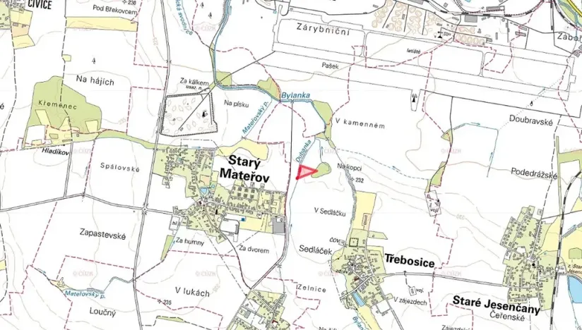 Prodej pole, Třebosice, 7419 m2