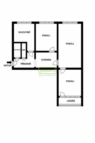 Prodej bytu 3+1, Sokolov, Atletická, 76 m2