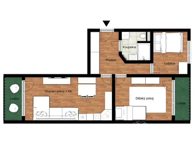 Prodej bytu 3+kk, Praha, Tunelářů, 69 m2